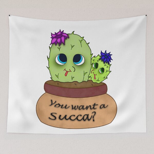 Item preview, Ask Me About My Cactus Cute Cartoon Original designed and sold by aventi24.