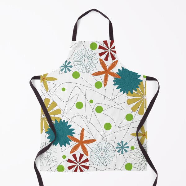 Item preview, Retro 60s Floral and Boomerang designed and sold by Makanahele.