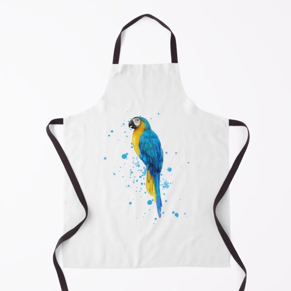 Item preview, Watercolor Blue and Gold Macaw designed and sold by Makanahele.