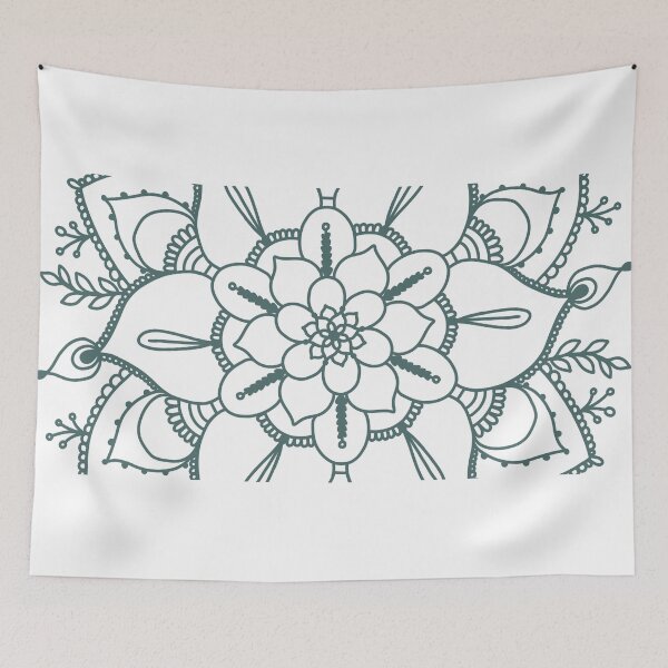 Item preview, Dark Blue Mandala (Outline) designed and sold by generationgap.