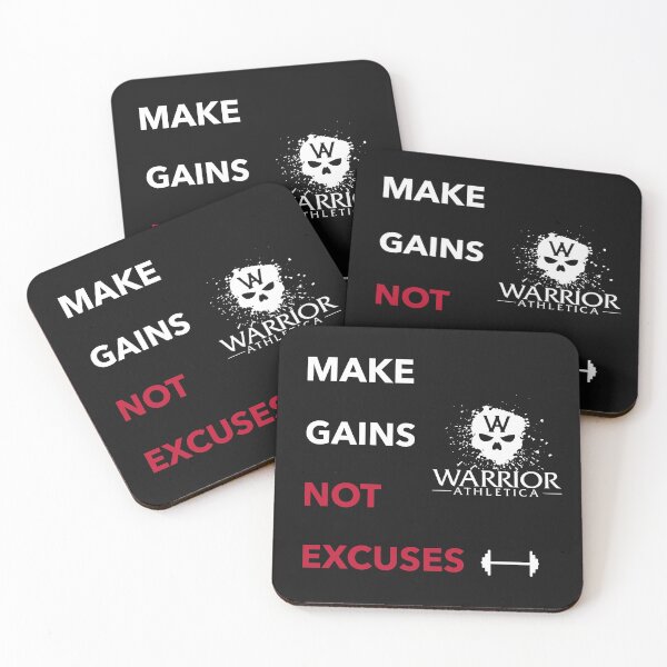 Item preview, MAKE GAINS NOT EXCUSES - GYM GEAR designed and sold by PowerfulPrinted.