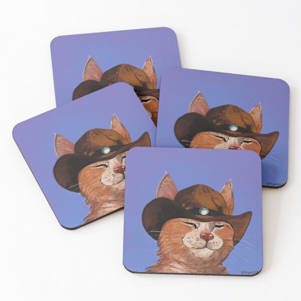 Item preview, Howdy: Day 58 of Drawing Cats designed and sold by emwheezie.