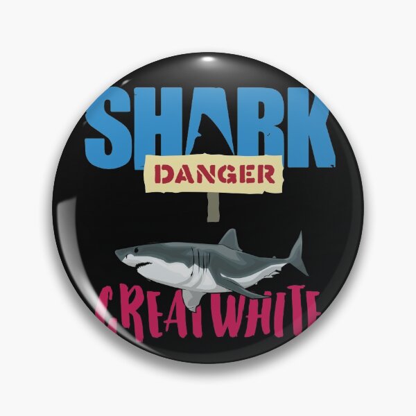 Item preview, Funny Shark Danger Great White - Crazy Shark Lady designed and sold by PupnkittyMania ⭐⭐⭐⭐⭐.