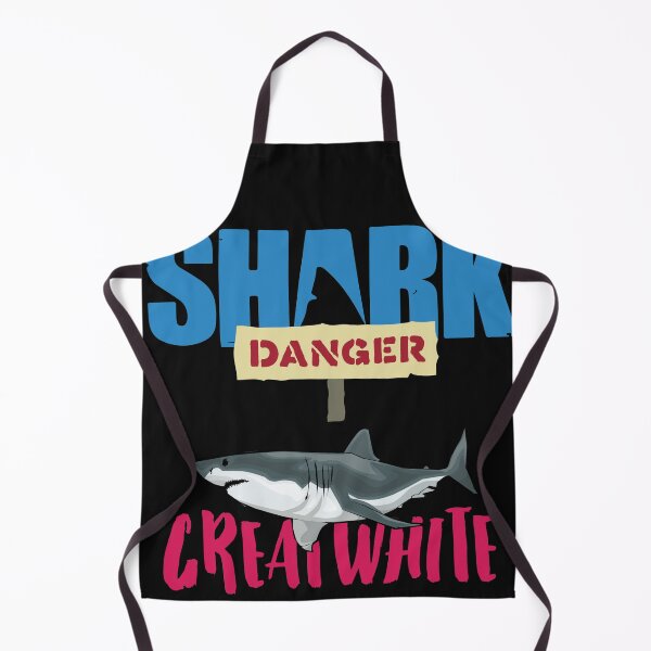 Item preview, Funny Shark Danger Great White - Crazy Shark Lady designed and sold by PupnkittyMania ⭐⭐⭐⭐⭐.