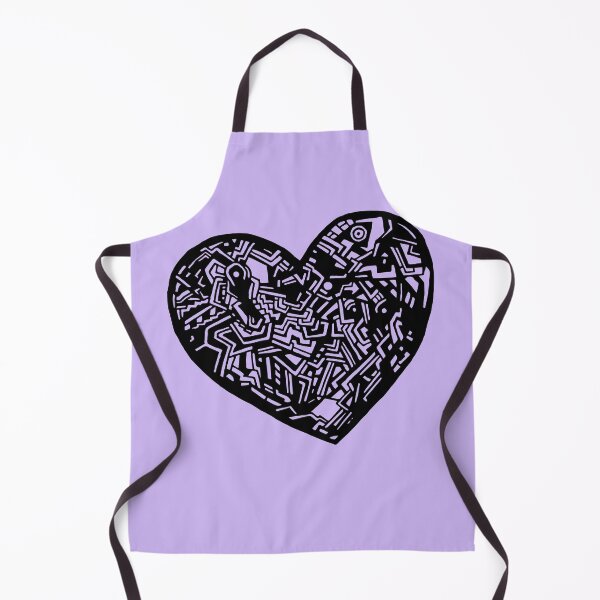 Item preview, Geometric Solid Heart_Black_FLC designed and sold by Jemma Rich.