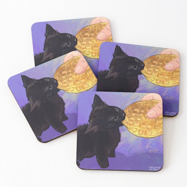 Item preview, Waffle cat: Daily cat drawing 61 designed and sold by emwheezie.