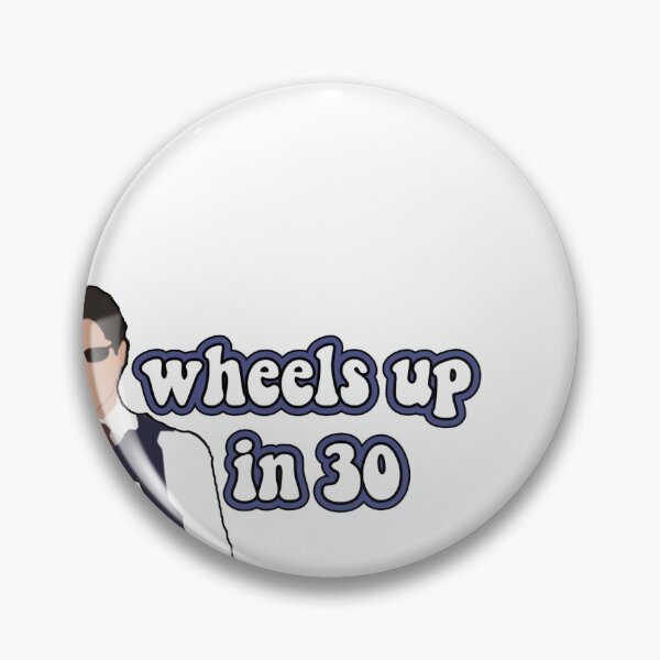 Item preview, wheels up in 30 quote designed and sold by elisabulte.