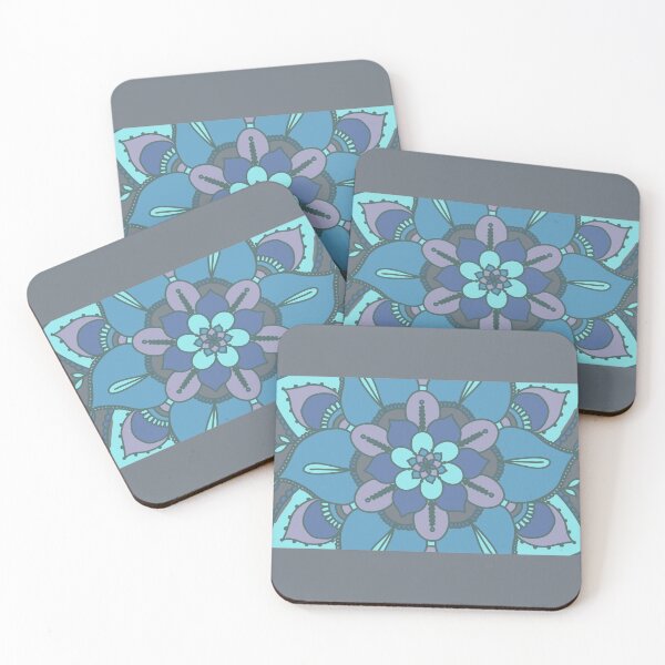 Item preview, Dark Blue and Purple Mandala Pattern designed and sold by generationgap.