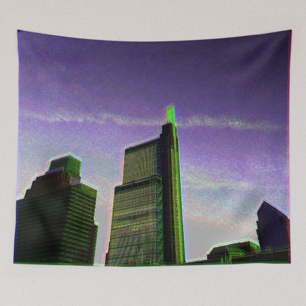 Item preview, Glitched Philly Skyline designed and sold by suleiman-design.