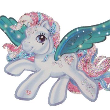 Artwork thumbnail, glitter pegasus pony by skramzgirl