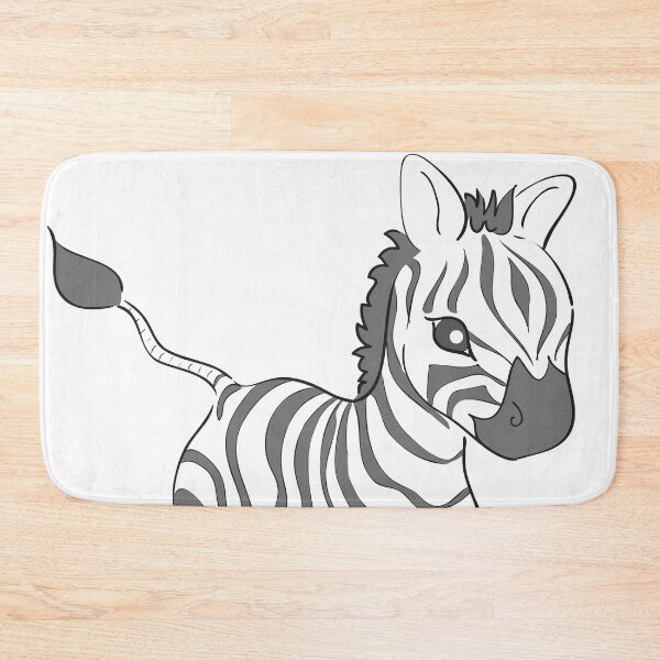 Item preview, cute baby zebra designed and sold by bravescribbler.