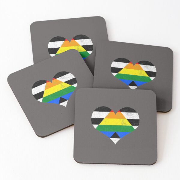 Item preview, Straight Ally Pride Heart Flag Identity LGBT Non-binary Graphic designed and sold by SpookshowDesign.