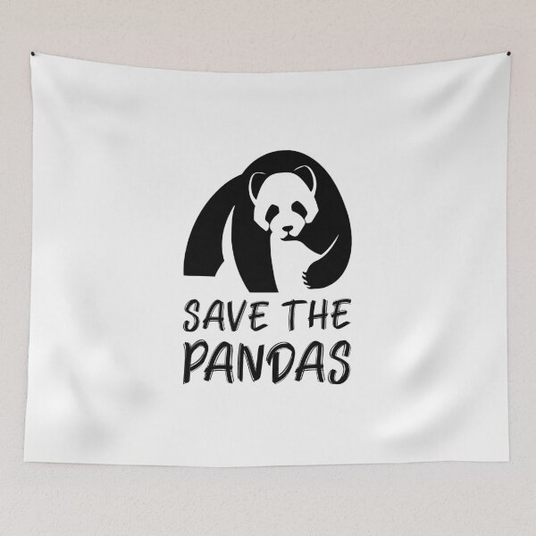 Item preview, Save the Pandas designed and sold by quoteology.