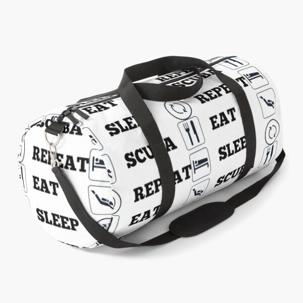 Item preview, Eat Sleep Scuba Repeat, Scuba Diving Silhouette designed and sold by 4AllTimes.