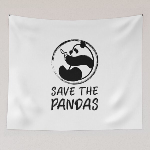 Item preview, Save the Pandas Cute Panda designed and sold by quoteology.
