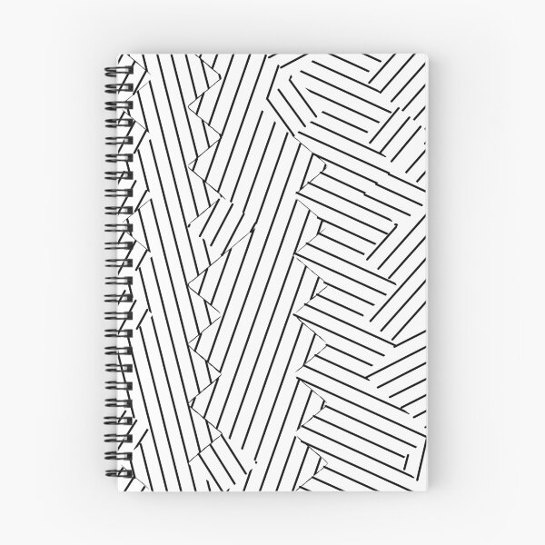 Item preview, geometric line abstract pattern background in black and white designed and sold by Mrvell.
