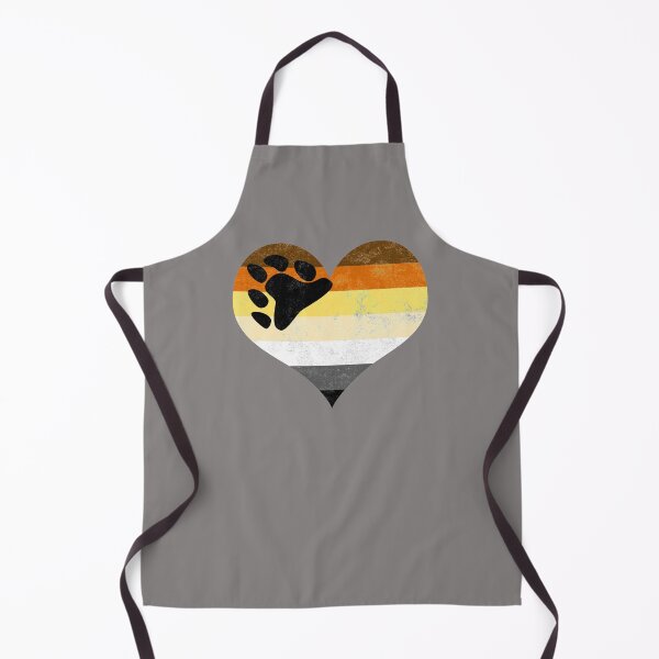 Item preview, Bear Community Pride Heart Flag Identity LGBT Non-binary Graphic designed and sold by SpookshowDesign.
