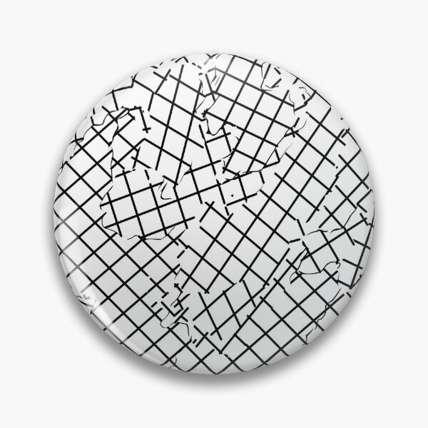 Item preview, geometric square shape abstract background in black and white designed and sold by Mrvell.