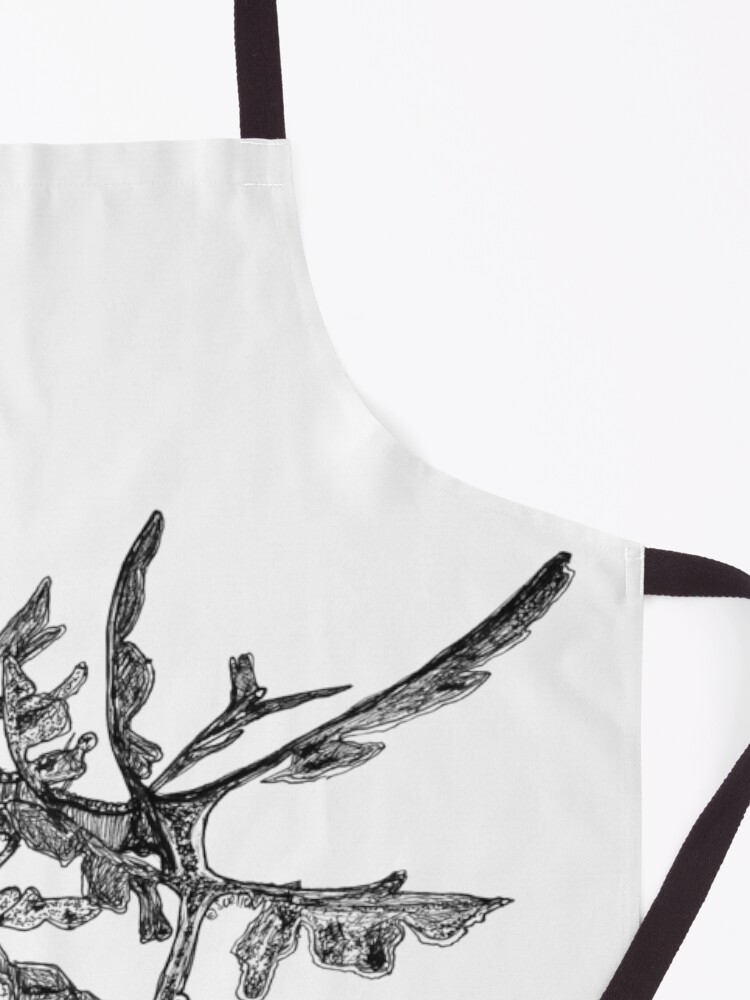 Alternate view of Jonesy the Leafy Sea Dragon Apron