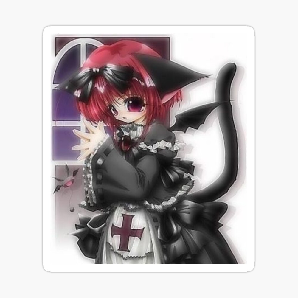 Emo Anime Cat Girl Poster By Didulikemyart Redbubble