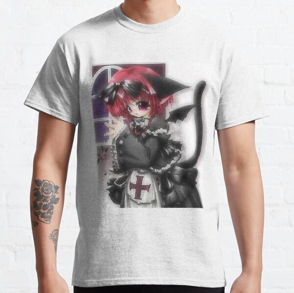 emo anime cat girl Classic T-Shirt
