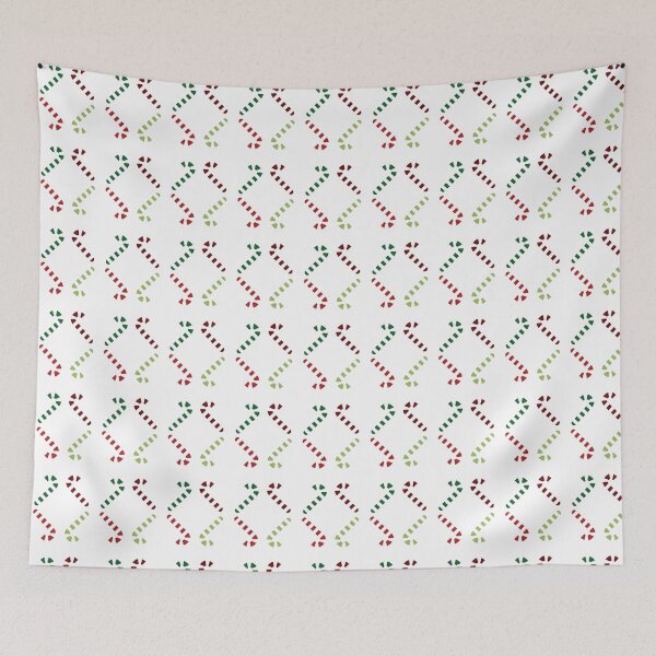 Item preview, Unique Colorful Candy Cane Christmas Pattern designed and sold by sinceanna.