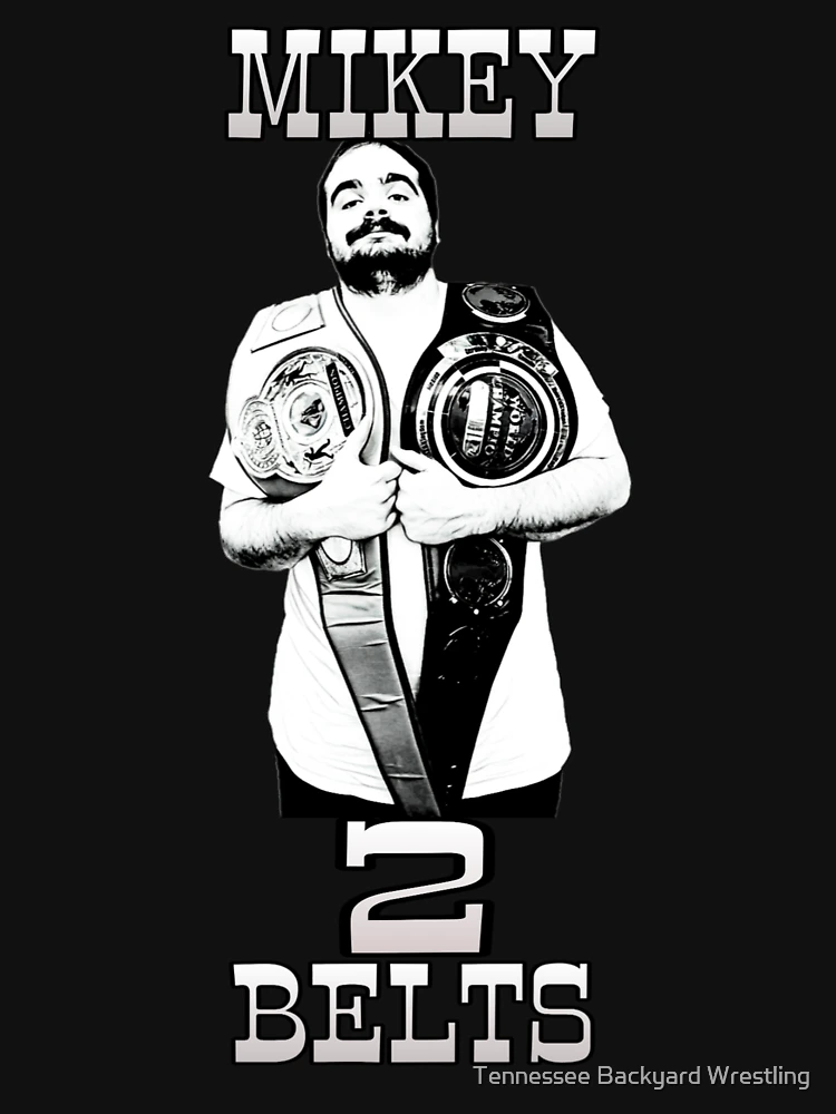 Thumbnail 6 of 6, Premium Oversized Sweatshirt, “Mikey 2 Belts” Merchandise designed and sold by Tennessee Backyard Wrestling.