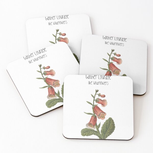 Item preview, Gather Courage like wildflowers designed and sold by MerciMe.