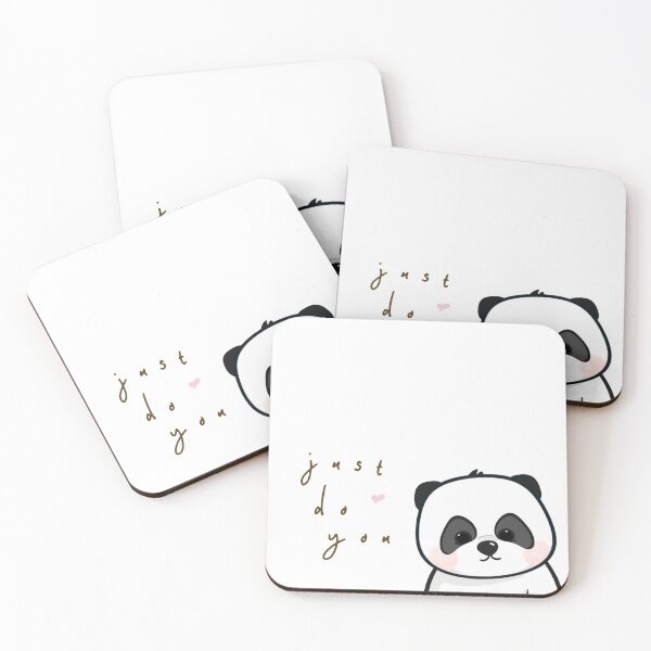 Aperçu de l'œuvre Mignon bébé panda + citation de motivation créée et vendue par . l i m o n a d e . c r e a t i o n s ..