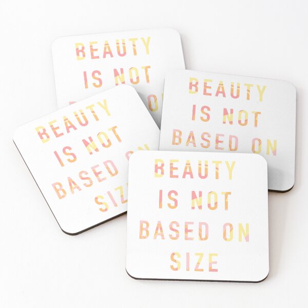 Item preview, beauty is not based on size designed and sold by stickerschloe.