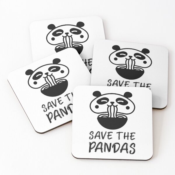 Item preview, Save the Pandas Noodle Slurp Panda designed and sold by quoteology.