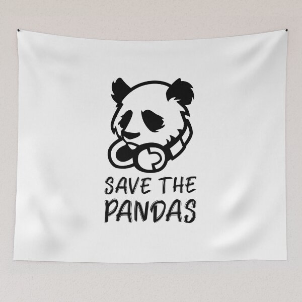 Item preview, Save the Pandas Headphones Panda designed and sold by quoteology.