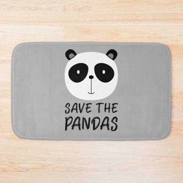 Item preview, Save the Pandas Cute Panda Smile designed and sold by quoteology.