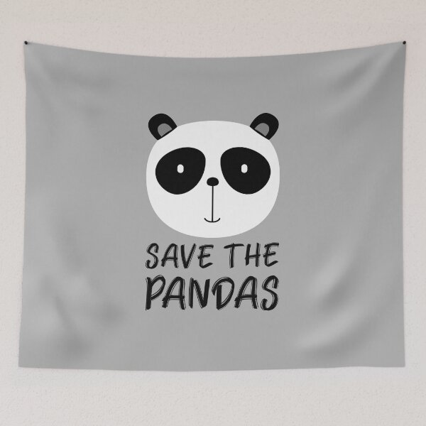 Item preview, Save the Pandas Cute Panda Smile designed and sold by quoteology.