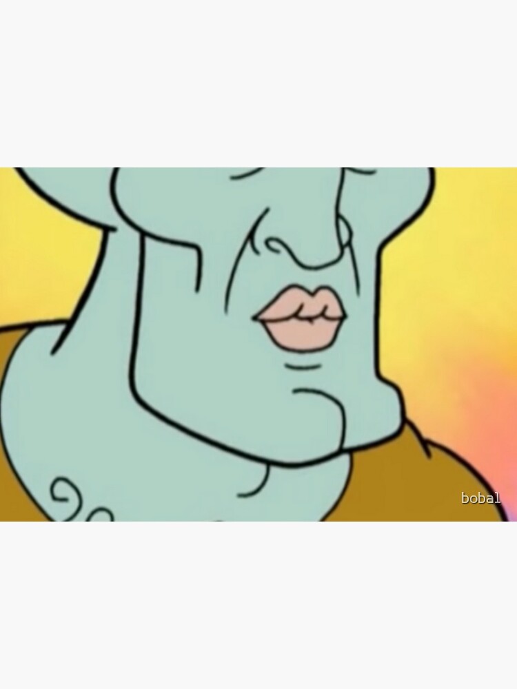 Handsome Squidward Face Photographic Print By Boba1 Redbubble Handsome Squidward Face Photographic Print By Boba1 Redbubble