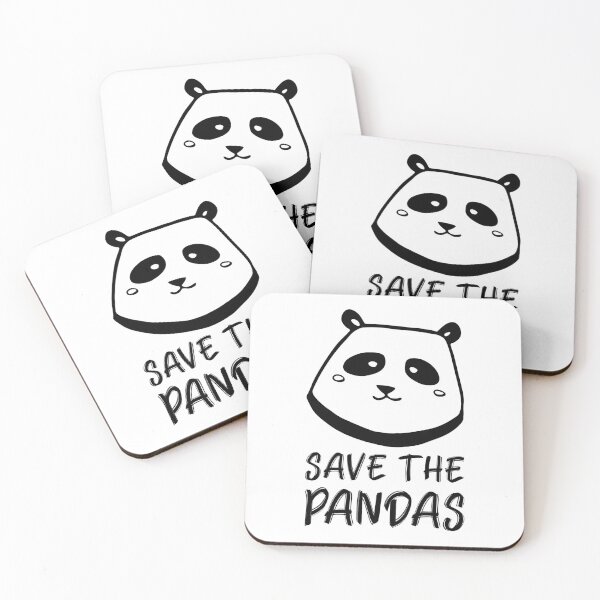Item preview, Save the Pandas Cute Panda Face designed and sold by quoteology.