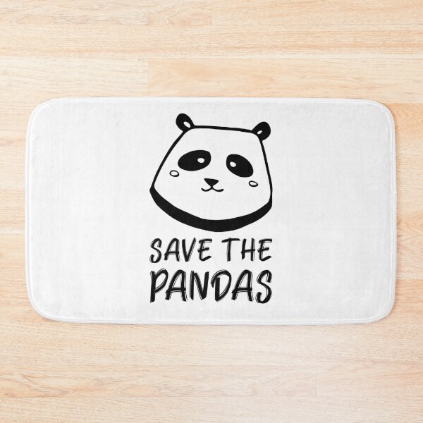 Item preview, Save the Pandas Cute Panda Face designed and sold by quoteology.