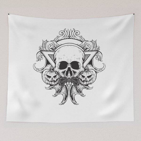 Item preview, Skull with horns bones  designed and sold by urbanstore69.