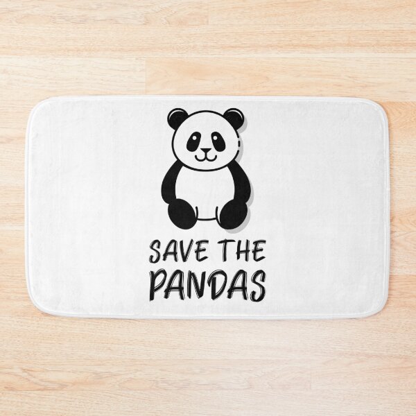 Item preview, Save the Pandas Cute Panda Bear designed and sold by quoteology.