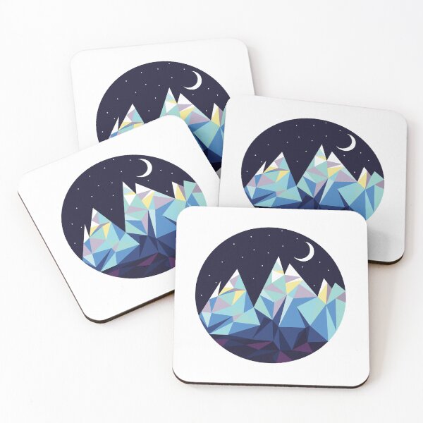 Item preview, Night Time Mountains designed and sold by hnnolch.