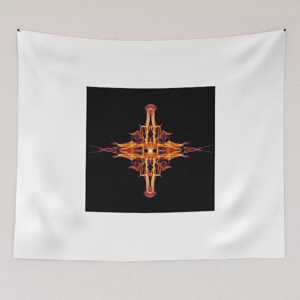 Item preview, Energetic Geometry-  Abstract Cross Sigil Symbol for Fortitude  designed and sold by Leah McNeir.