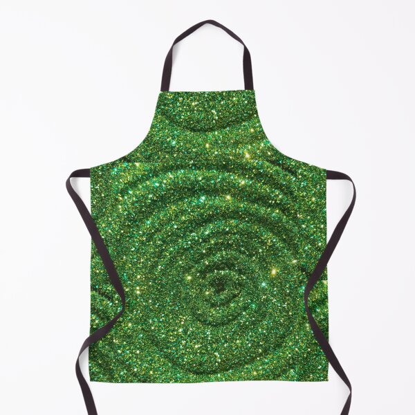 Item preview, Green Glittery Spiraling Pattern designed and sold by Kaushal Pal.