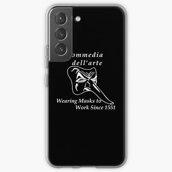 Commedia Masks at Work Since 1551 Samsung Galaxy Soft Case