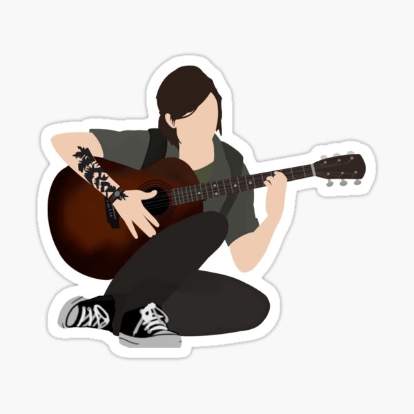 Ellie’s Guitar Sticker