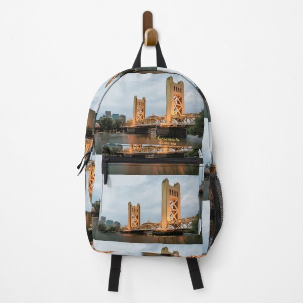 Item preview, Sacramento, California - Skyline and Iconic Landmark Bridge designed and sold by leemcnut.