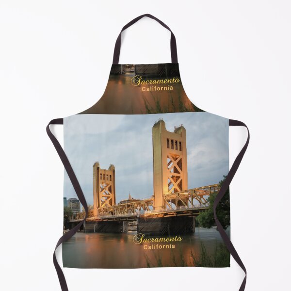 Item preview, Sacramento, California - Skyline and Iconic Landmark Bridge designed and sold by leemcnut.