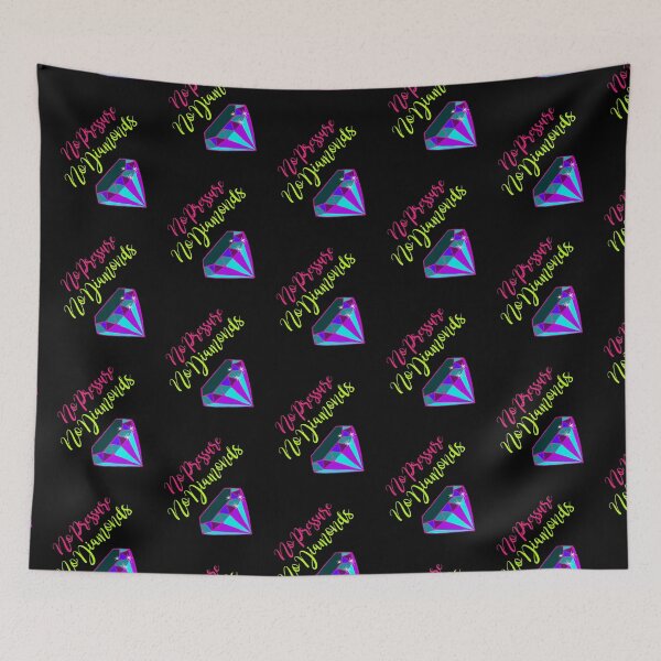 Item preview, No pressure No diamonds designed and sold by StylishSpectrum.