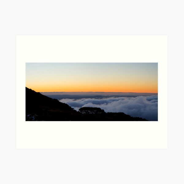 The Clouds Below Art Print
