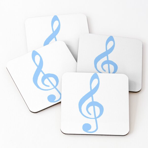 Item preview, Treble Clef Blue  designed and sold by freshngroovy.