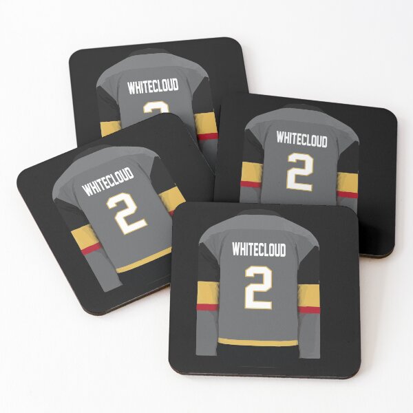 Item preview, Zach Whitecloud Jersey Sticker designed and sold by VegasKnights.